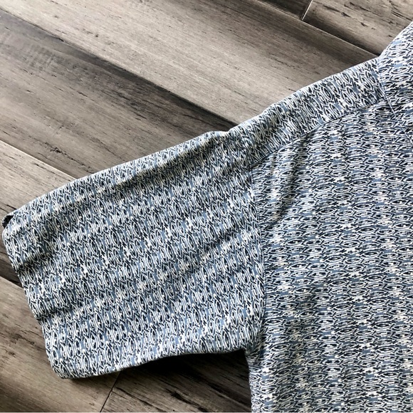 ❤️ LAST DAY Vintage Y2K 2002 Columbia Short Sleeve Button Down Ikat Shirt - Picture 3 of 13